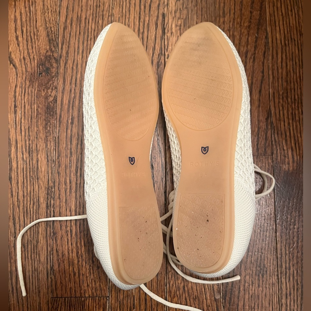 Rothy’s The Wrap Ivory Mesh Size 6.5 - Picture 3 of 3